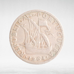 Portugal, 2.50 Escudos, 1964, VF