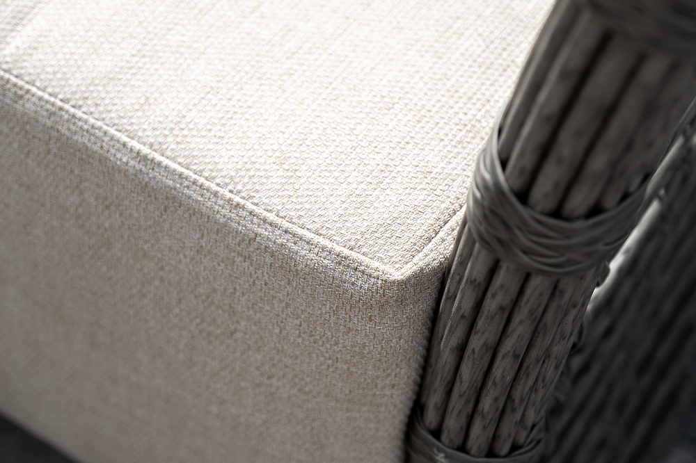 "Валенсия" лаунж-зона из искусственного ротанга, цвет серый