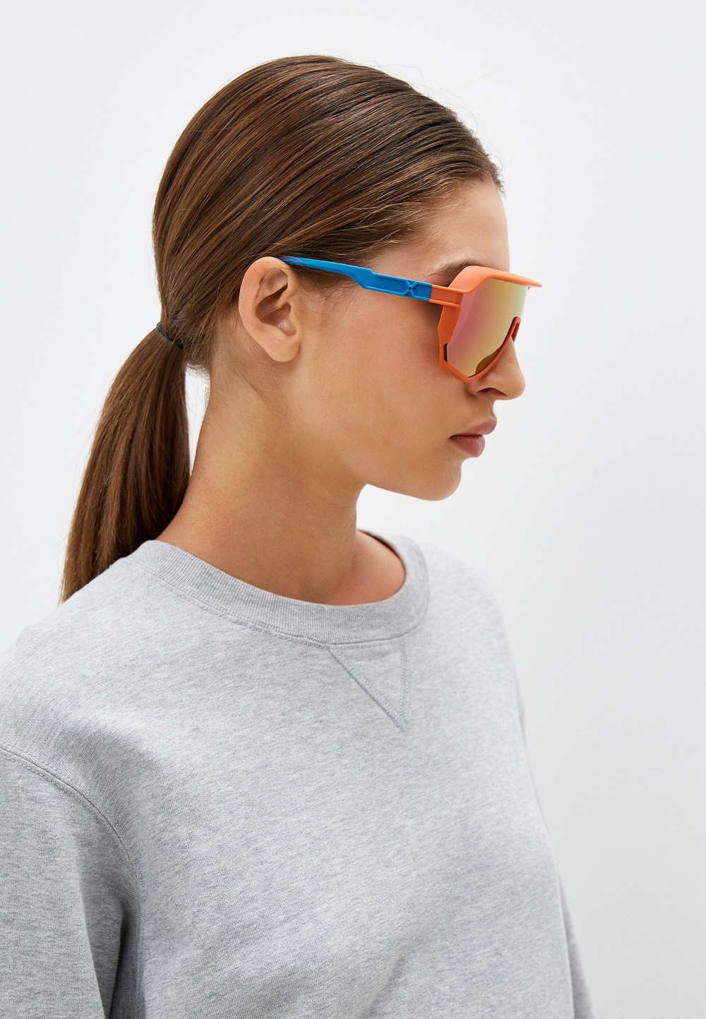 Спортивные очки HILX Newblood / Matt Orange Blue / Purple Polarized Lens