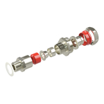 Взрывозащищенный кабельный ввод серии КАЕРМ для бронированного инебронированного кабеля в металлорукаве COSMEC Dn:20 М20х1,5 d:5,8-12мм.Никелированнаялатунь IP66/IP68