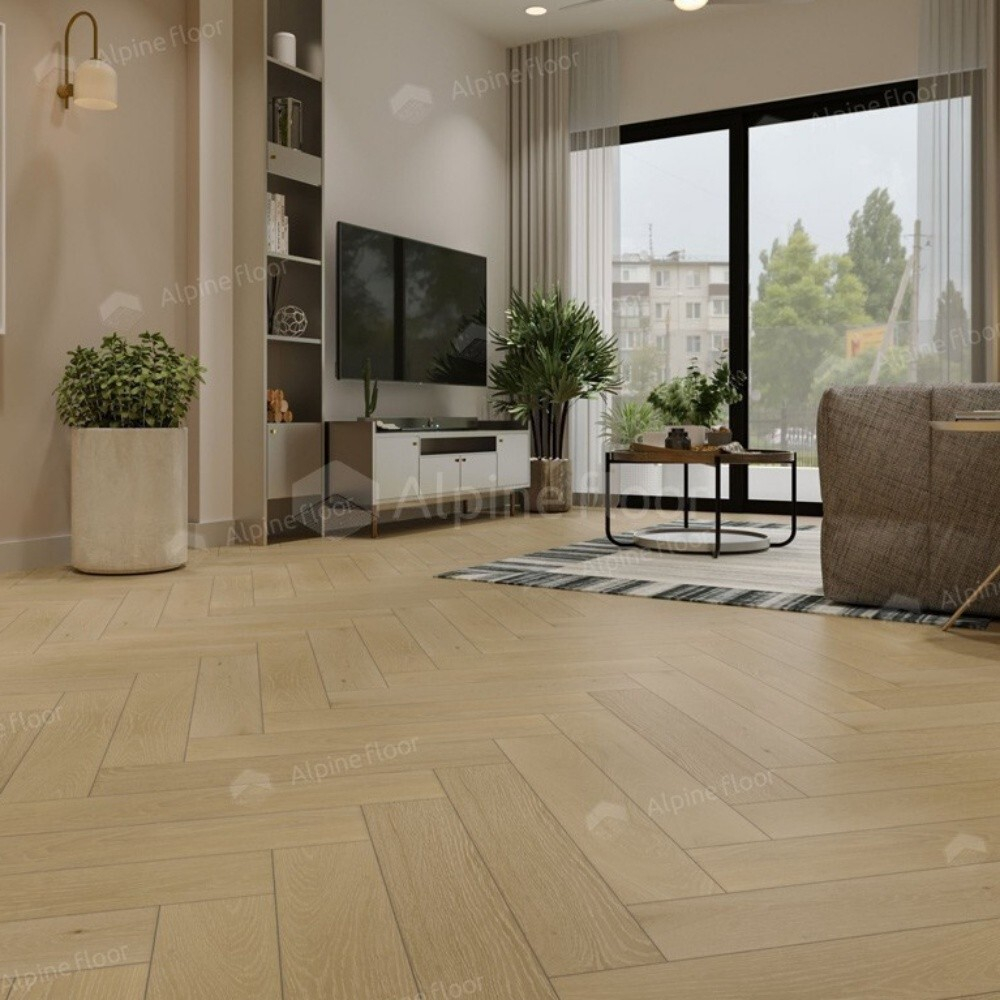 Инженерная доска Alpine Floor Castle EW202-04 Дуб Миндальный