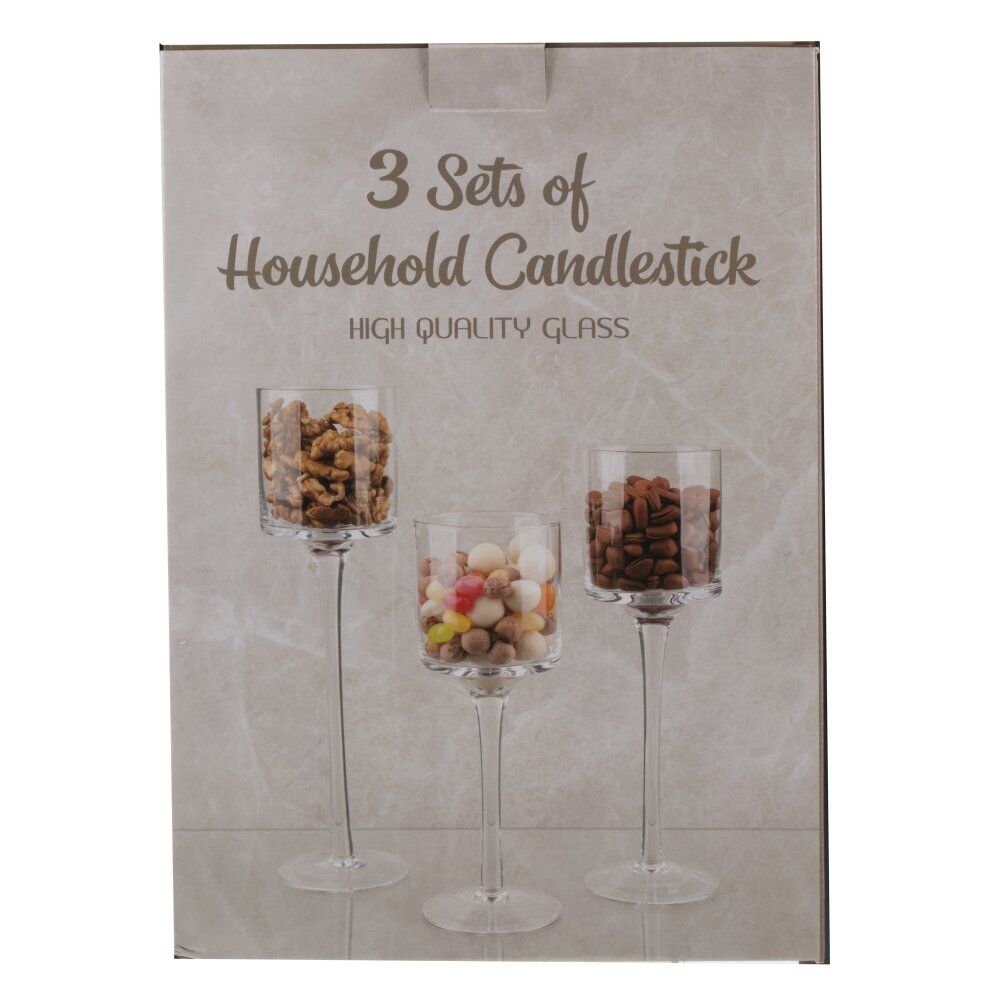 GAEM Набор из 3-х подсвечников, L23 W12 H23,5 см