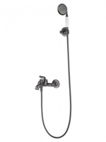 Смеситель для ванны с душем WONZON & WOGHAND STEAM, Темный графит (WW-88639008-BGM)