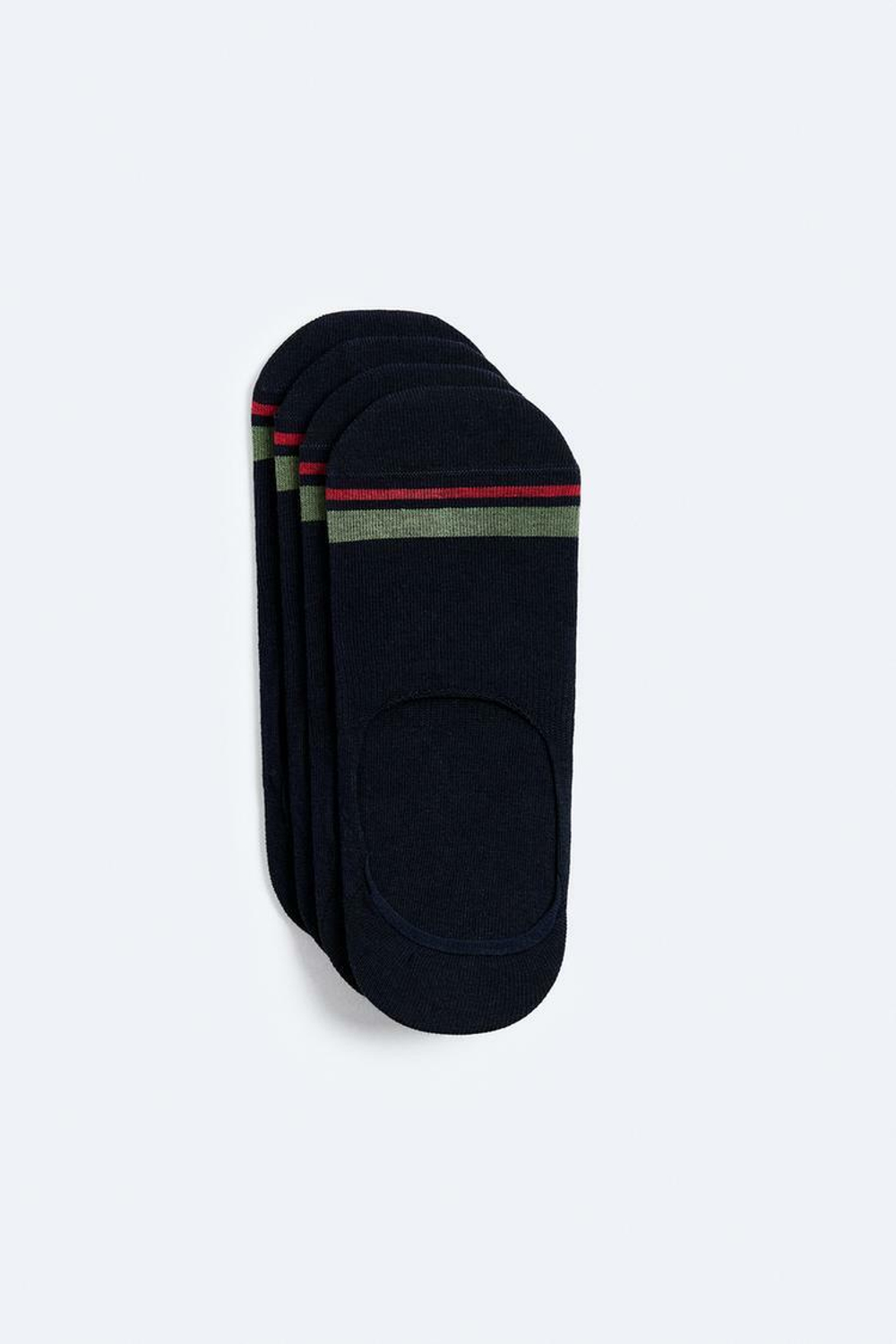 ZARA 4 УПАКОВКИ НОСКОВ БЕЗ ПОКАЗА, ТЕМНО-СИНИЙ