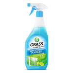 Grass Clean Glass 600 мл. Спрей д/стёкл и зеркал. Голубая лагуна