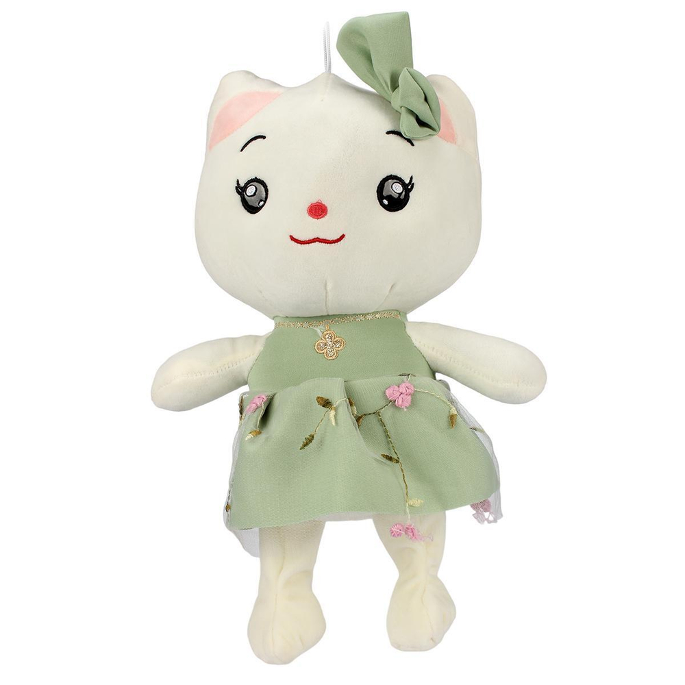 Кошка в платье в цветок №2 19x28x14см. (Hand)