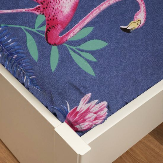 КПБ  Айнур , 1.5 спальный, 70х70, простыня 120х200х30. DOMTEKC