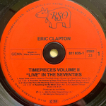 Eric Clapton ‎– Timepieces Vol. II - 'Live' In The Seventies (Германия 1983г.)