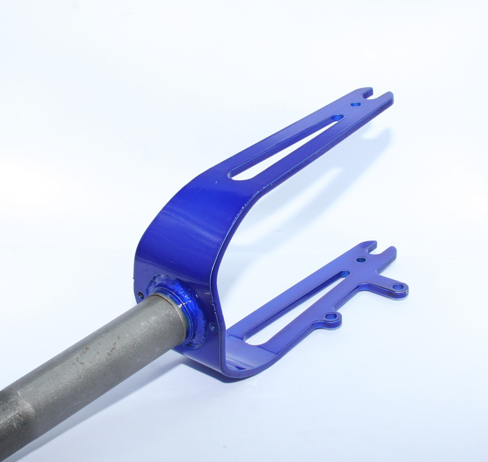 Вилка передняя синяя Kugoo ES3 Jilong