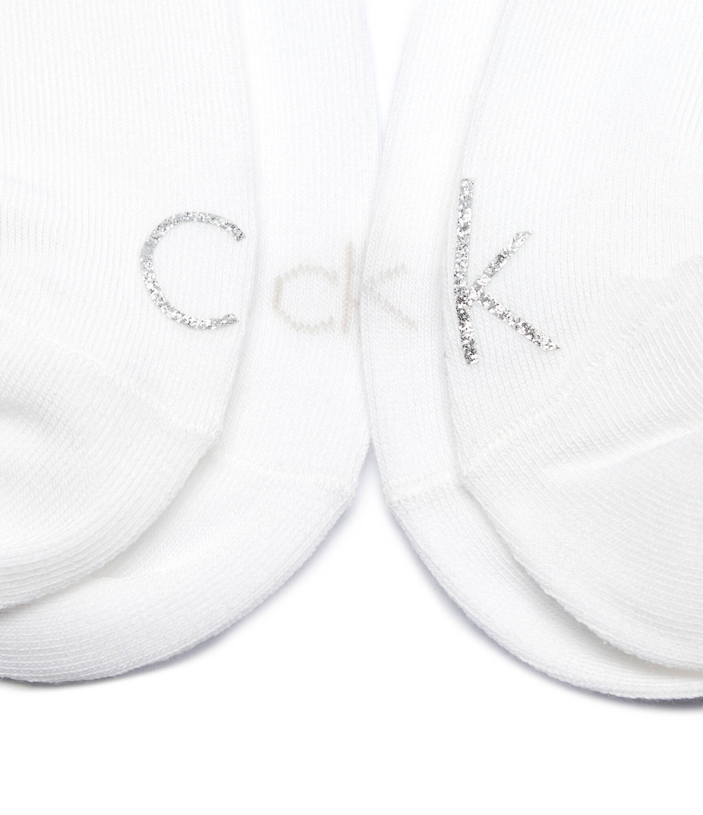 Носки/носки-следы 2 пары Calvin Klein - белый(701230614)