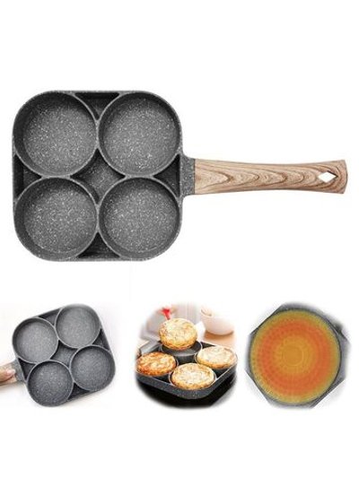 Сковорода для яичницы блинов оладьи сырников 4 секции