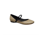 Балетки Dior Lovely-D Souvenir из рафии с ремешком и декоративной пуговицей
