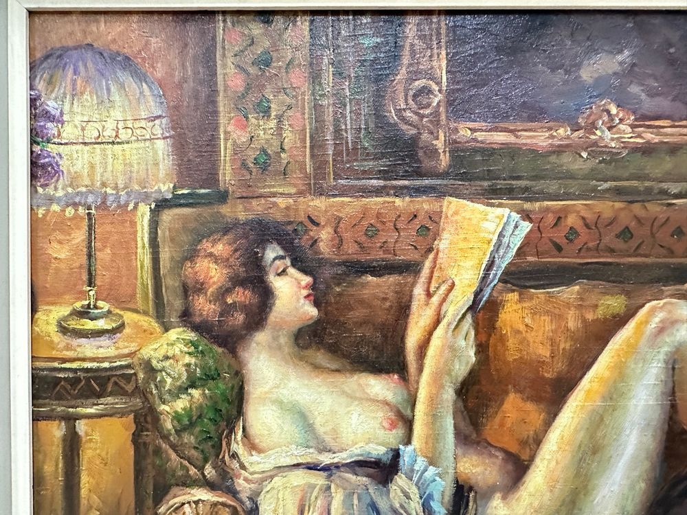 Картина «Обнаженная с книгой»