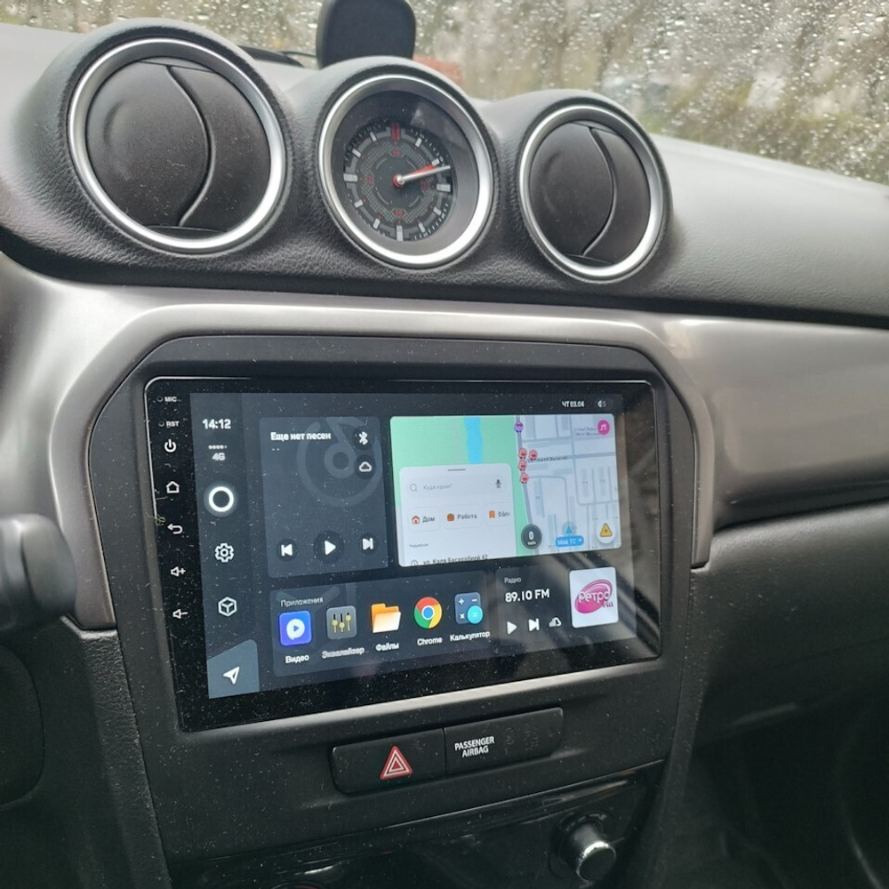 Магнитола для Suzuki Vitara 2015+ - Carmedia OL-9621 QLed, Android 12, TS10, CarPlay, 4G SIM-слот