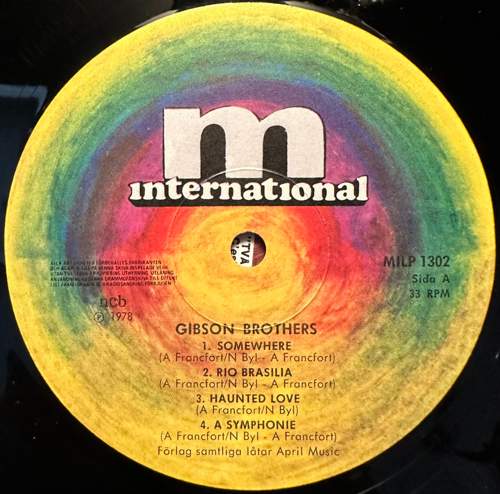 Gibson Brothers - By Night (Швеция 1978г.)