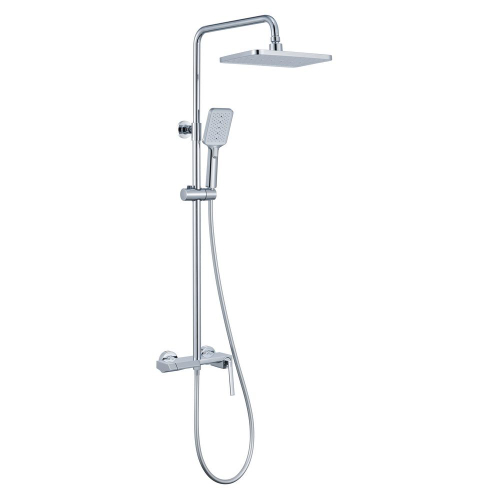 Душевая стойка Black&White Universe UK5015C 2 режима, серебристый хром