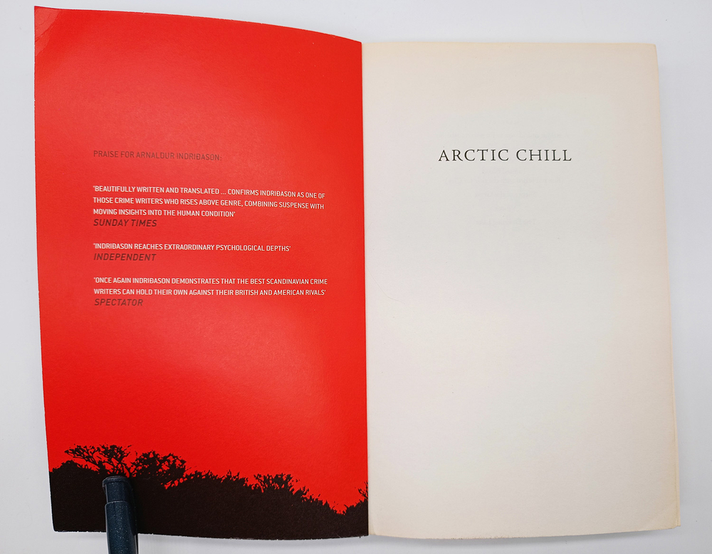Arctic Chill. Arnaldur Indridason