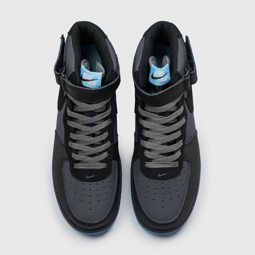 кроссовки Nike Air Force 1 Mid Grey / Blue Ftwr.