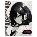 Дневник 1-11 кл. 40л. (твердый) "Anime girl" (BG)