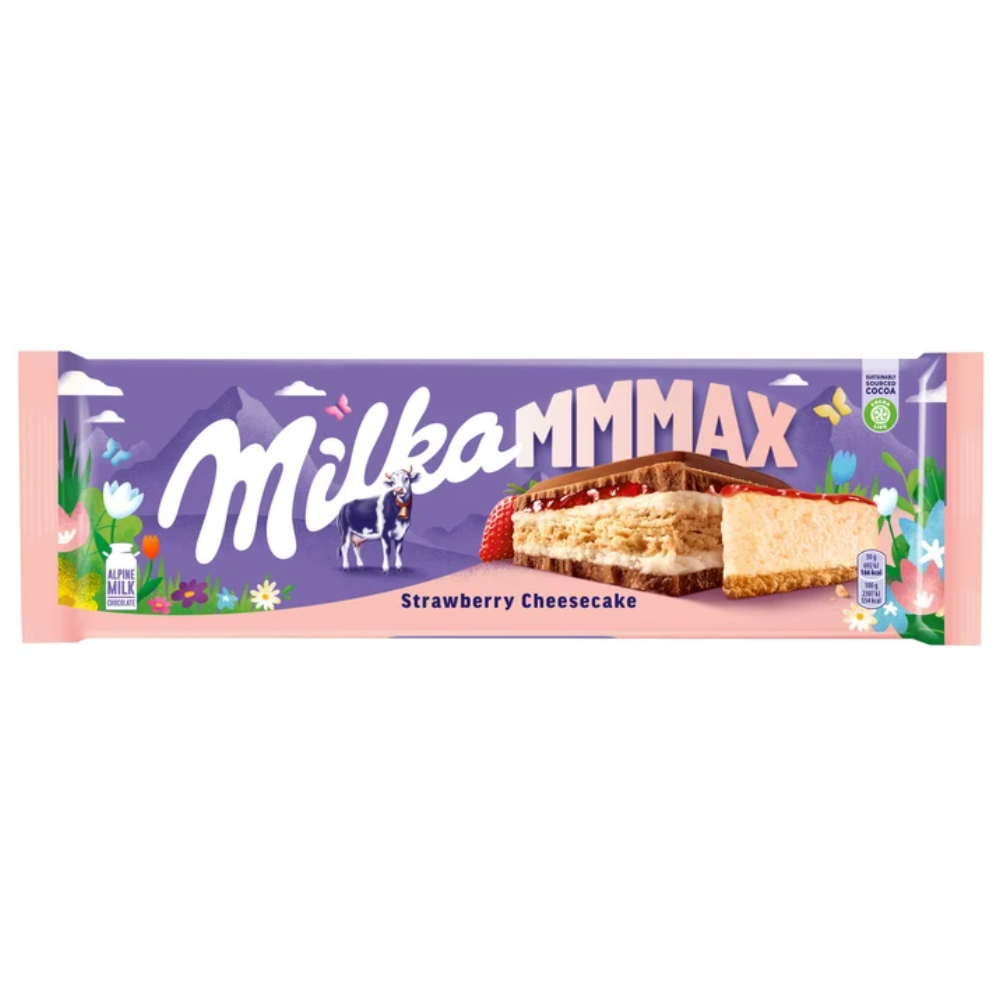 Шоколад Milka Клубничный чизкейк 300гр