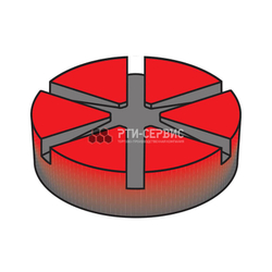 Резиновая накладка (РТИ-СЕРВИС 1018) для подъемников "СИВИК"