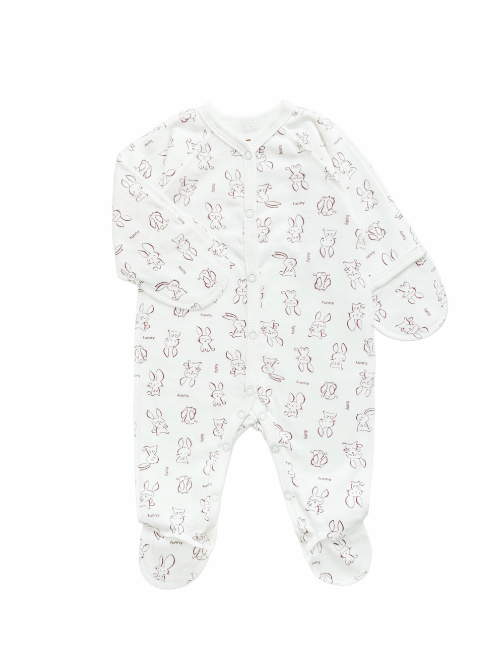Утепленный комбинезон Sleep Зайчики (56,62)