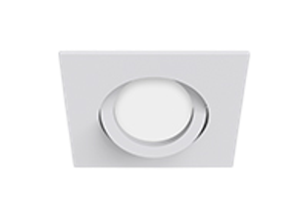 Светильник MR16 SKILL квадрат белый, 90*75* мм, 100 шт/кор