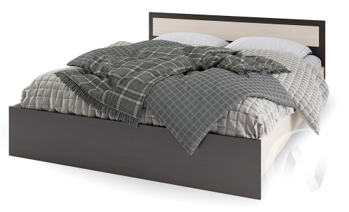 Кровать 1;6м КР 601 Спальня Гармония (венге/белфорт)