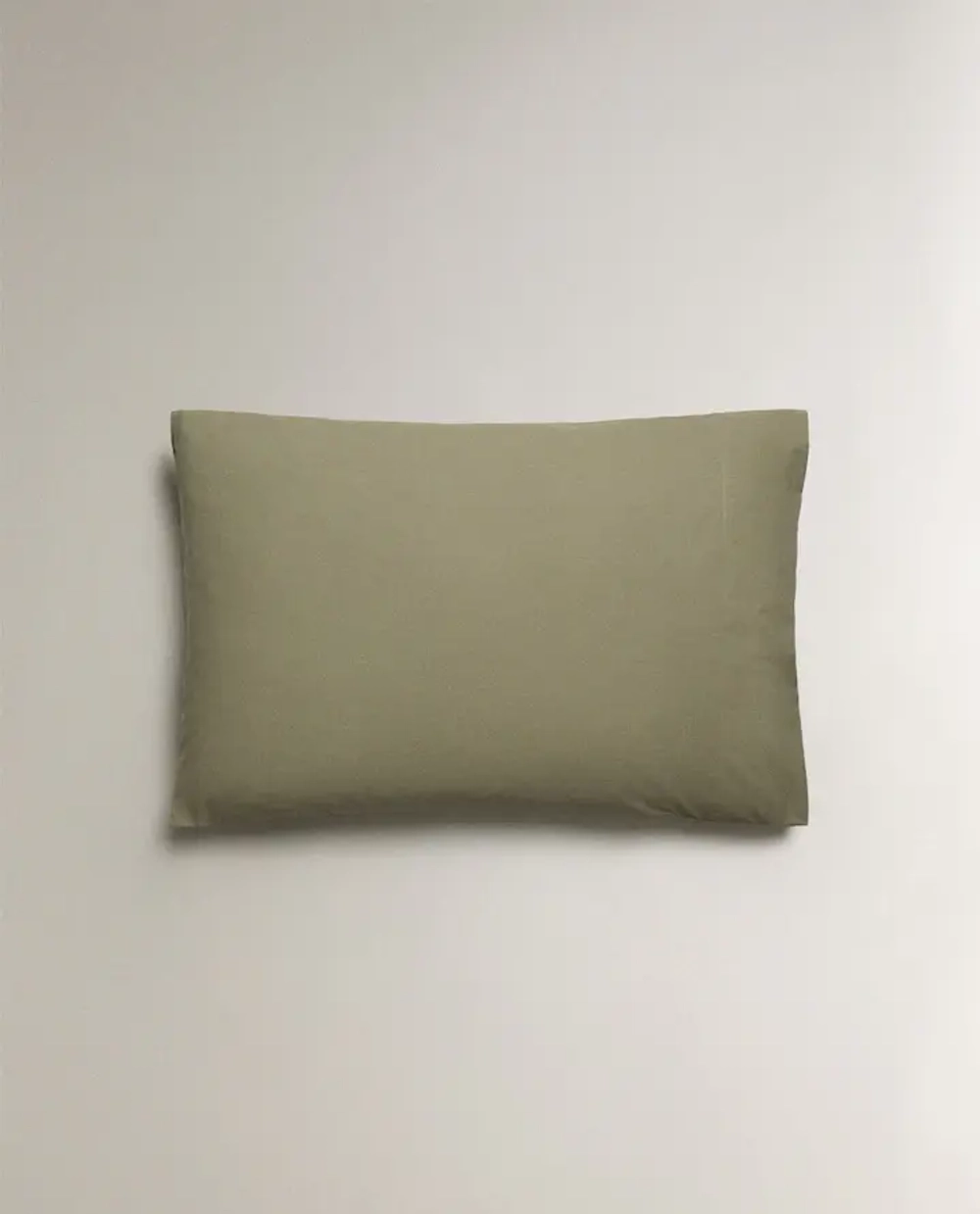 ZARA HOME (200 НИТЕЙ) НАВОЛОЧКА ИЗ ПЕРКАЛЯ, ЗЕЛЕНЫЙ