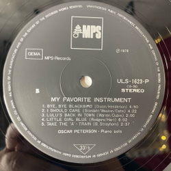 Винтажная виниловая пластинка LP Oscar Peterson My Favorite Instrument (Japan 1978) (No Obi)