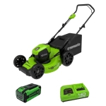 Аккумуляторная газонокосилка Greenworks GD40LM46HPK8 40В (1 x 8 Ач, Быстрое ЗУ) нож 46 см, 2514407U8F