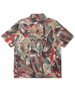 Мужская Рубашка Jacquard Pattern Button Up Top
