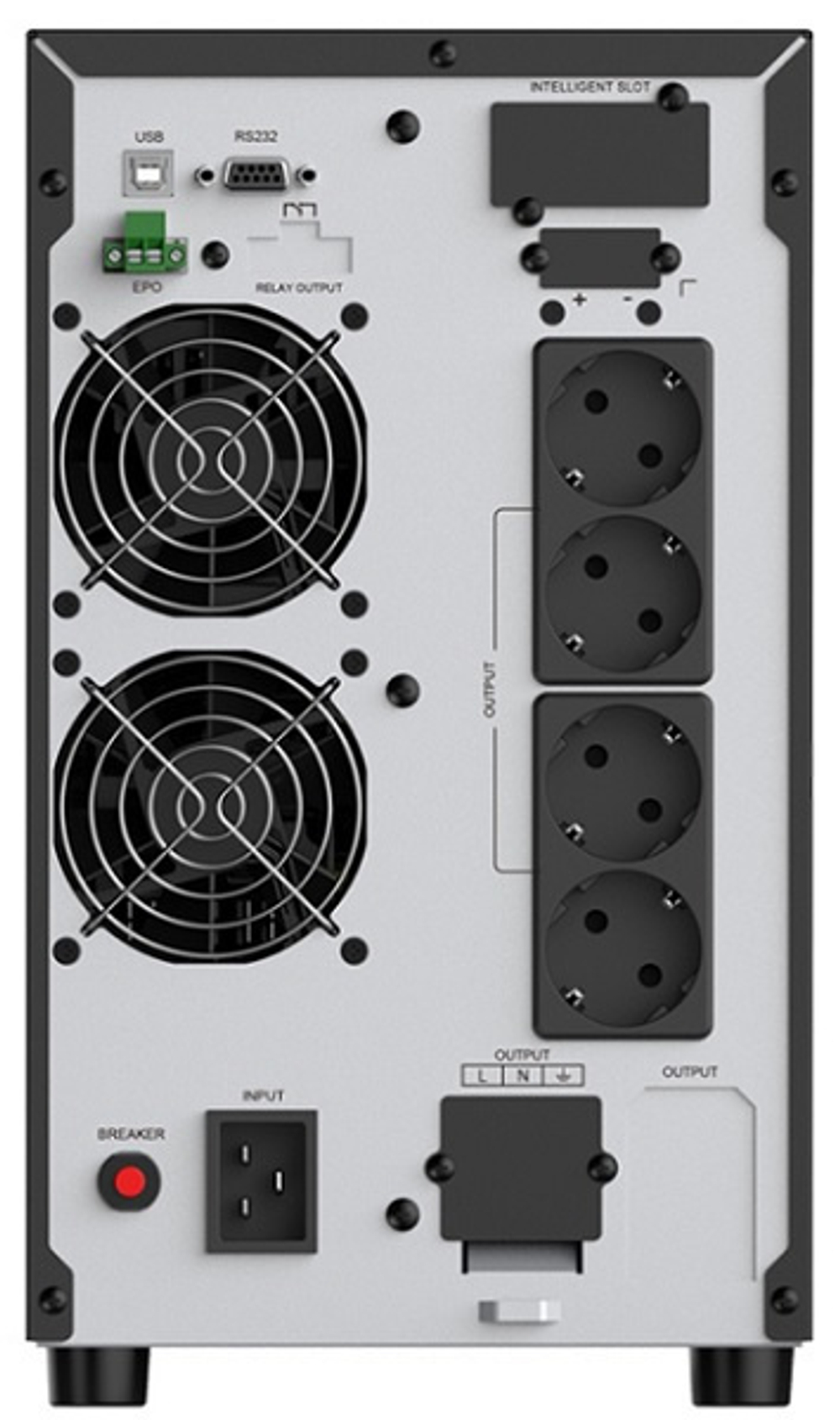 Источник бесперебойного питания CBR ESN-3KT-4F-LCHERSC