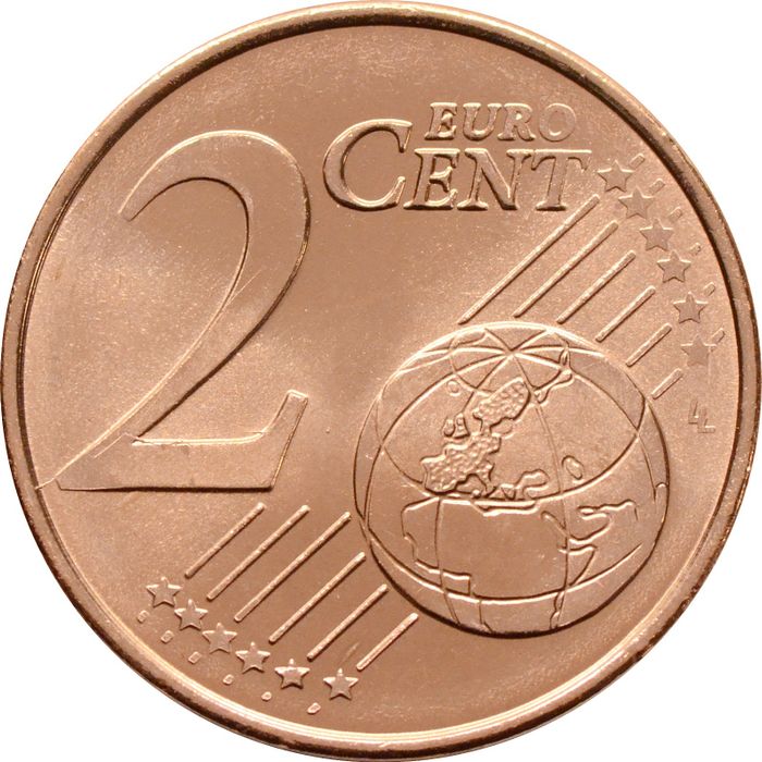 2 евроцента 2004 Греция (2 euro cent)