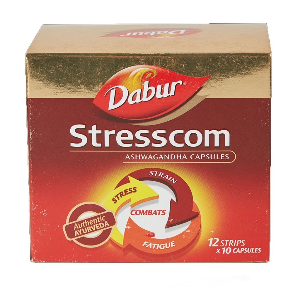 Капсулы Dabur Stresscom Ashwagandha 120 шт