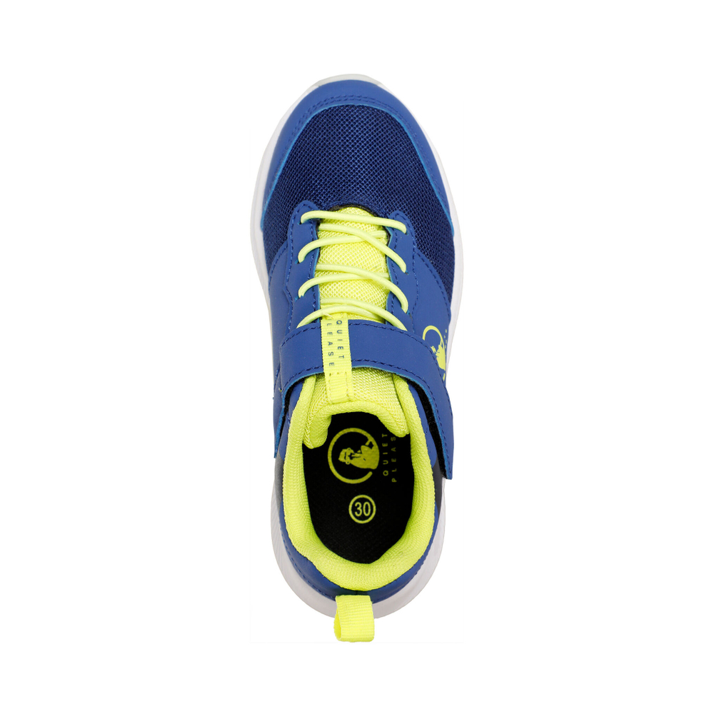 Детские теннисные кроссовки Quiet Please Courtstyler Velcro All Court Shoe Kids - Blue, Yellow