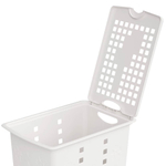 Корзина для белья 30л "Виолетта" (белый)
