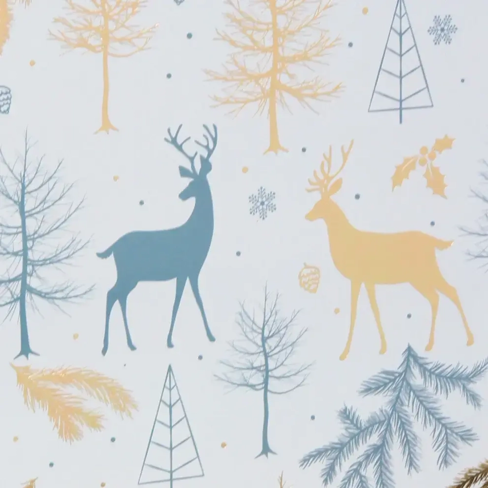 Пакет подарочный «Новогодний стиль» 31*42*12 см