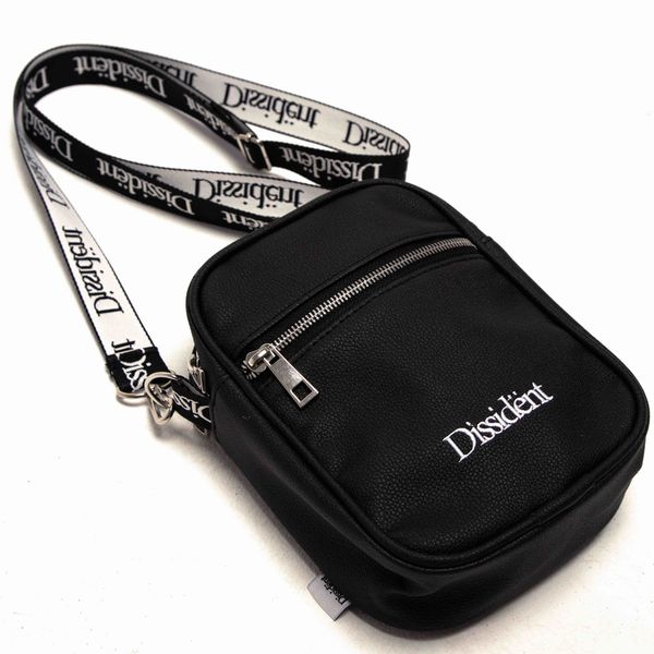 Сумка OG Logo Faux Leather черная - фото 5