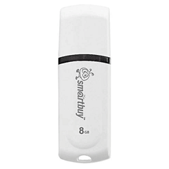 Флешка 8 GB USB 2.0 SmartBuy Paean (Белый)