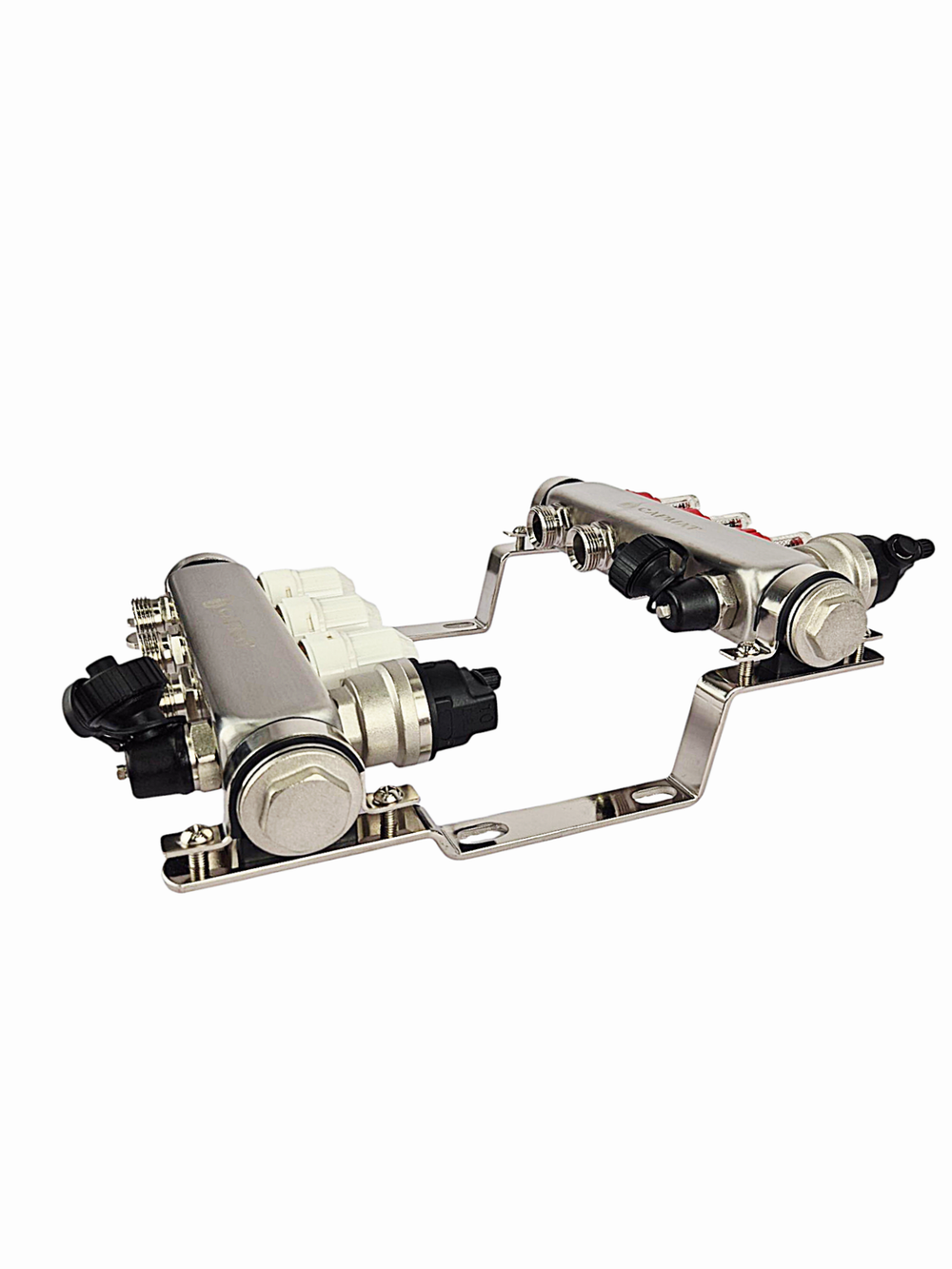 Коллекторная группа с расходомерами САРМАТ 1"x3/4" 3 вых. нерж с в /о SS2200 (CN)