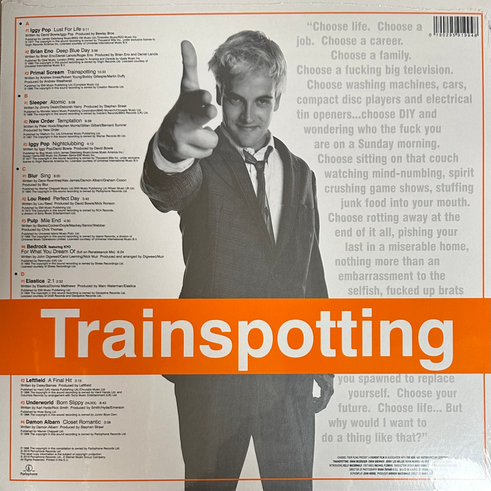 Trainspotting (Music From The Motion Picture) 2LP (Европа 2016г.)