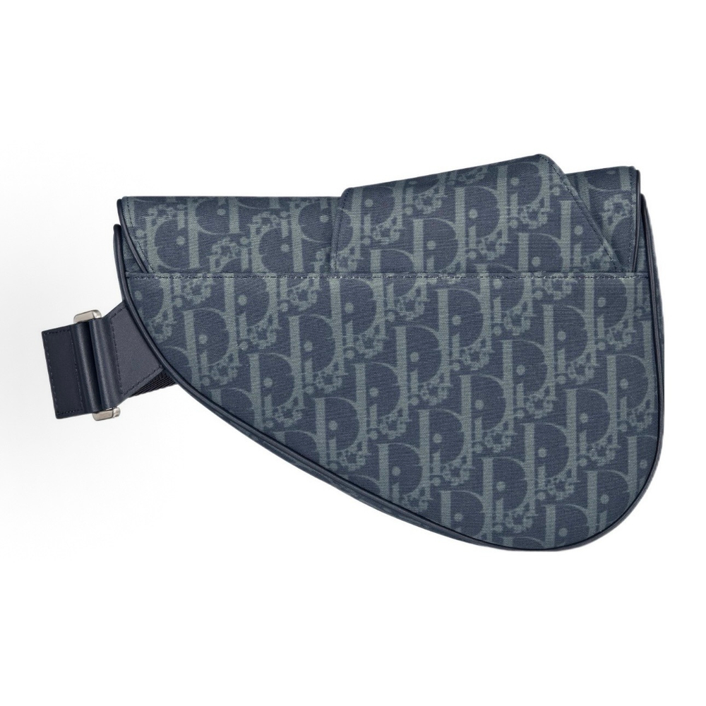 Сумка Dior Tears Saddle Bag Blue in Canvas