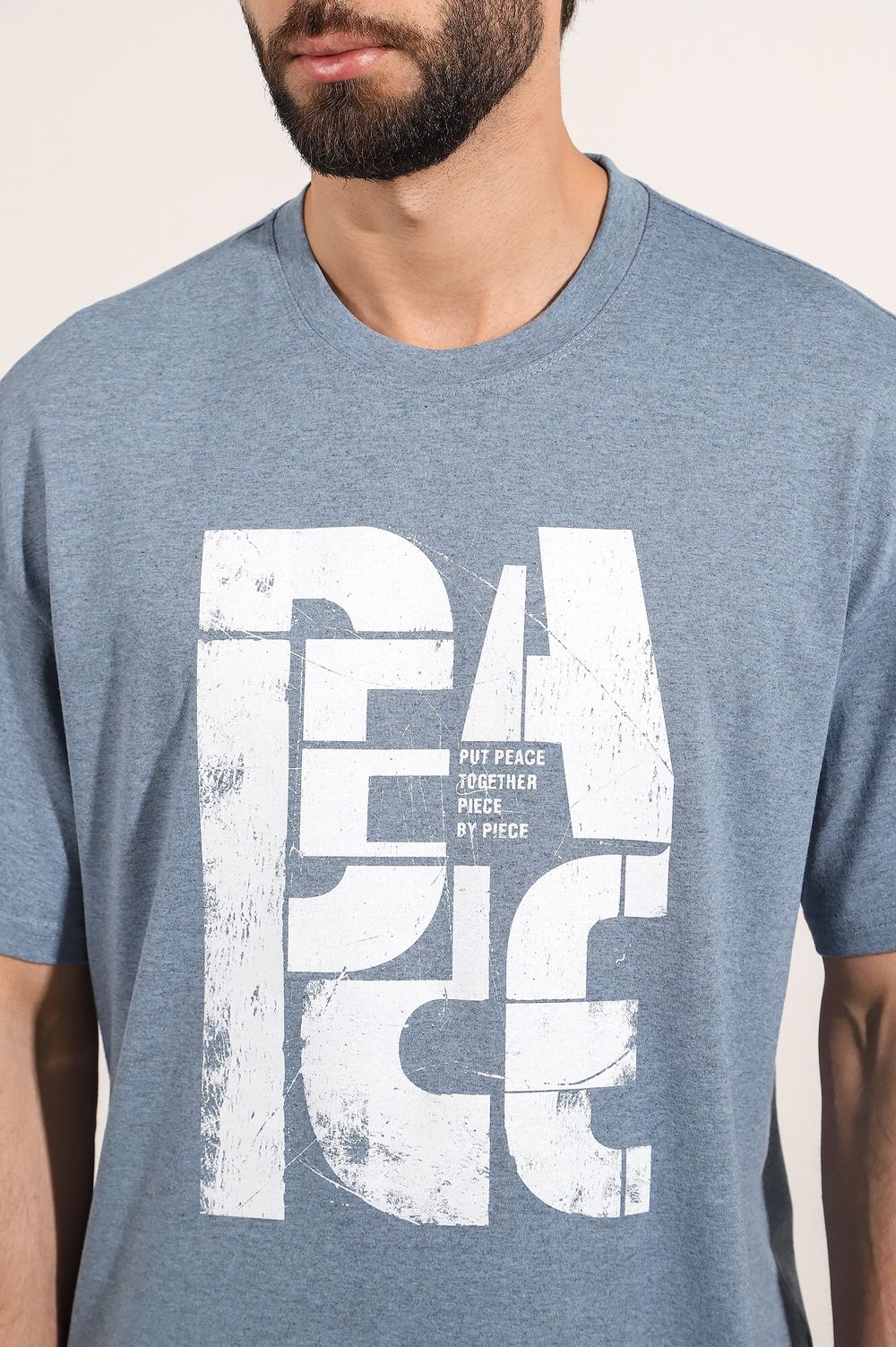 Фуфайка (футболка) мужская Герой-5 Виотекс ГОЛУБОЙ