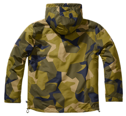 Brandit FRONTZIP WINDBREAKER swedish camo