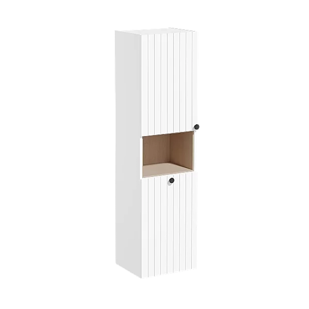 Пенал с корзиной для белья VitrA Root Groove 40 белый матовый