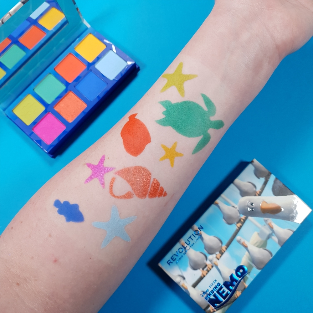 Makeup Revolution X Finding Nemo - палитра теней для век, 8,8 g