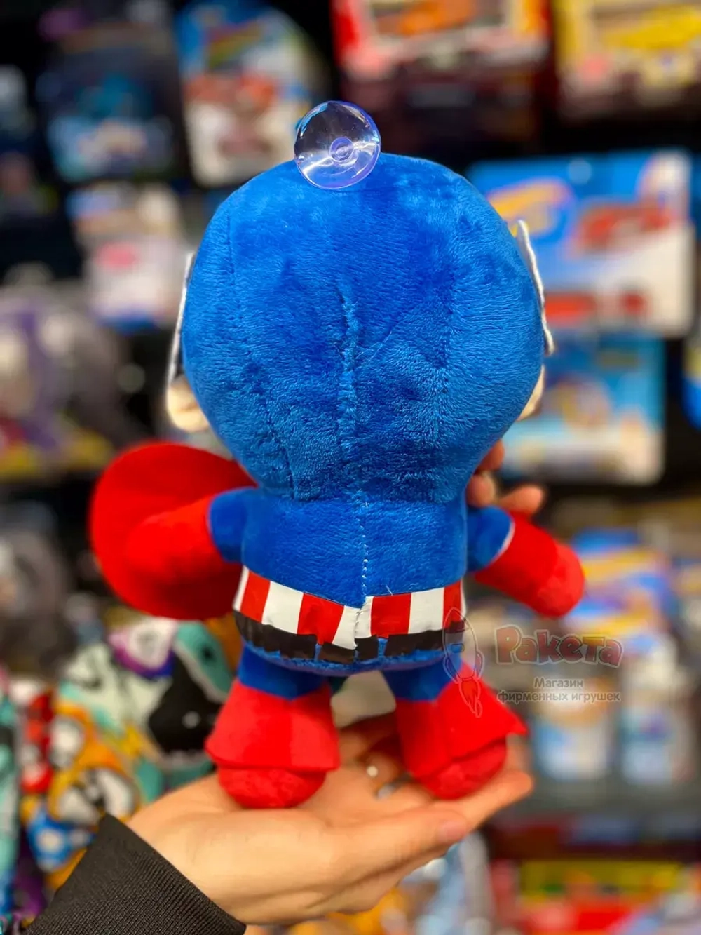 Мягкая игрушка Супергерои Капитан Америка фигурка плюшевая