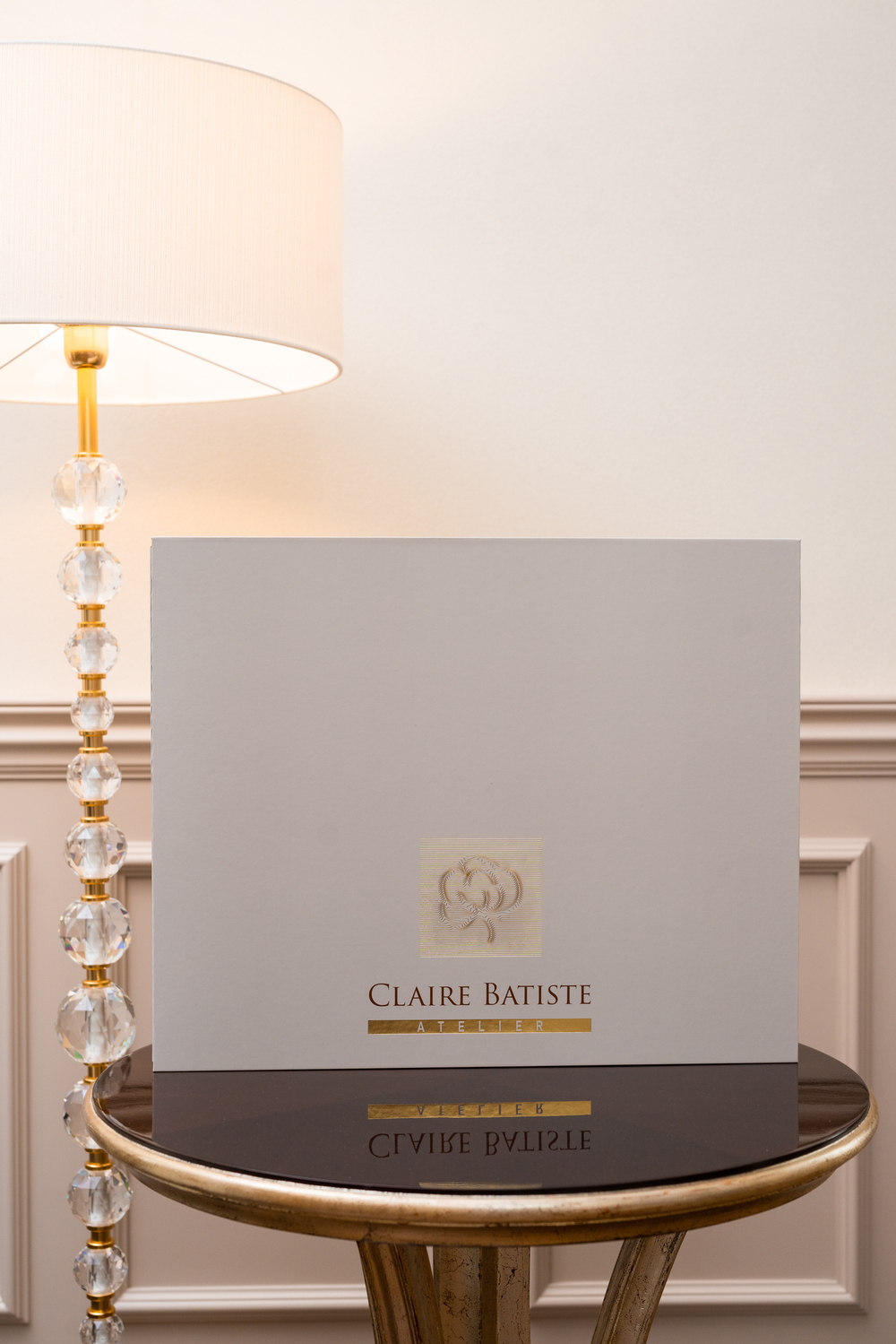 Постельное белье cемейное Сlaire Batiste Atelier Rhone белое с сине-зеленым кантом