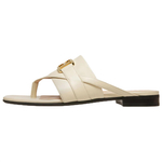 BALLY B Chain Flip Flops Women"s White